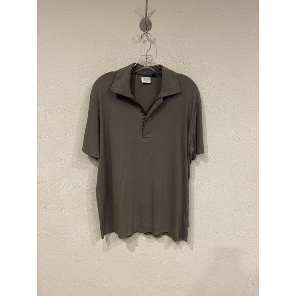 Hugo Boss Polo Shirt Mens XL Gray Regular Fit Verona 02 Made Turkey Minimalist - Picture 2 of 5